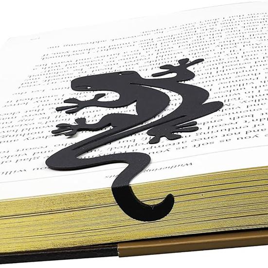 Metal Cat Bookmark Set Lightweight Iron Page Holders with Black Cat Design Non-Slip Bookmarks Gift for Book Lovers And Cat Enthusiasts