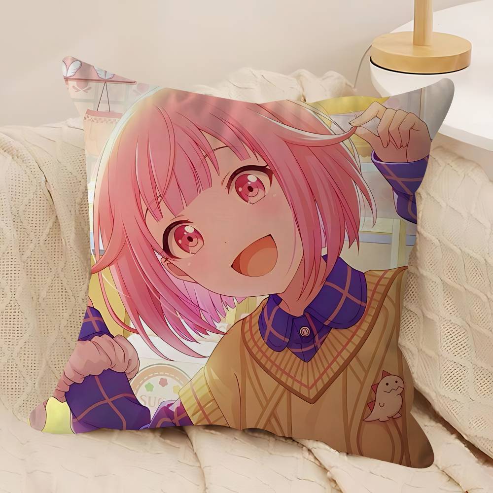 

Project SEKAI Эму Ототори Персонализированная наволочка Детская спальня Декор для бурной вечеринки Наволочка Подарок на день рождения ребенка 12x12Inch