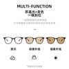 TR90 Color Changing Anti Blue Light Sunglasses Can Be Paired With Myopia Plain Glasses. High Quality Bamboo Wood Frame Cross-border Foreign Trade