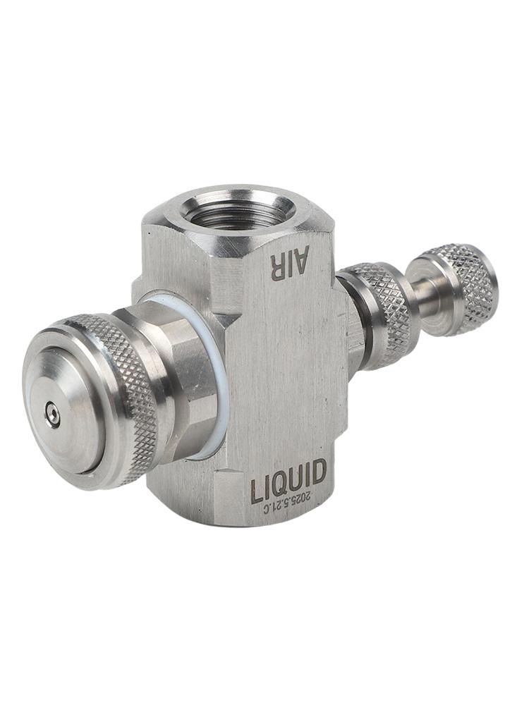 Industrial Adjustable Stainless Steel Spray Nozzle for High Pressure Air and Water Mixing In Cooling and Humidification Setups