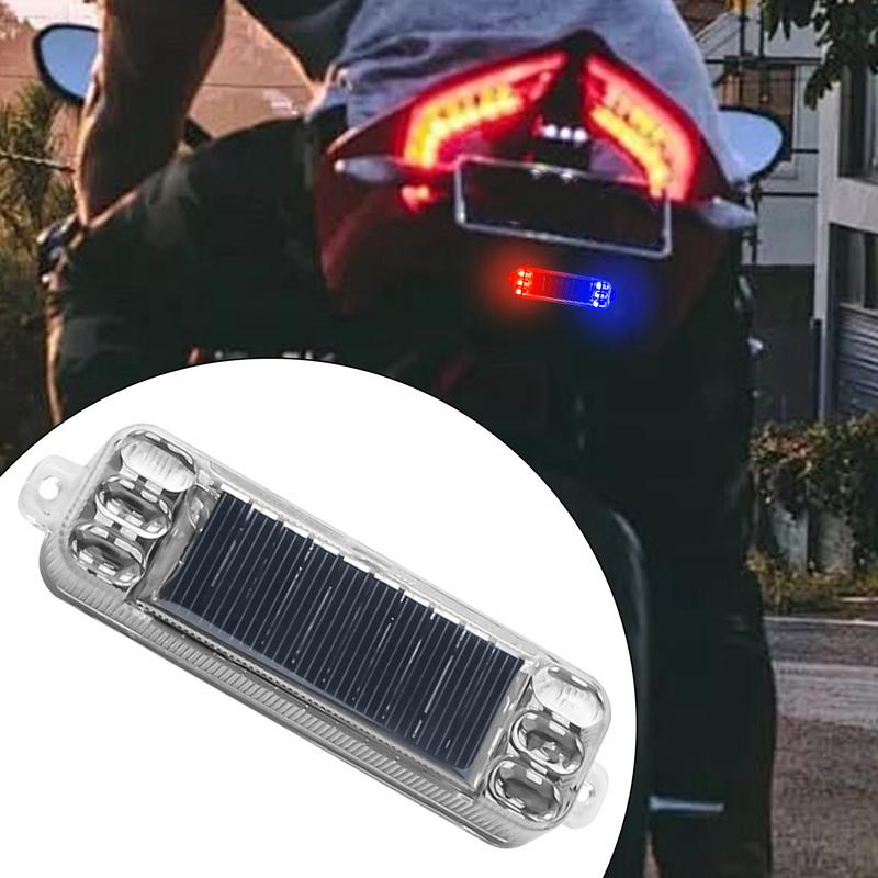 Solar Warning Lights For Car Super Bright LED Lights Indicators Anti-Collision Tail Lights Caution Lights Waterproof Solar