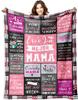Gifts from Daughter Son for Mother's Day Birthday Mom Gifts Anniversary Unique Gifts for Mom Super Soft Flannel Throw Blankets