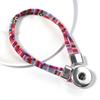 Louleur Twisted Cords Rope Colorful Handmade Fabric Ethnic Rope Cotton Cord Embroider Cords for Jewelry Making DIY Bracelet