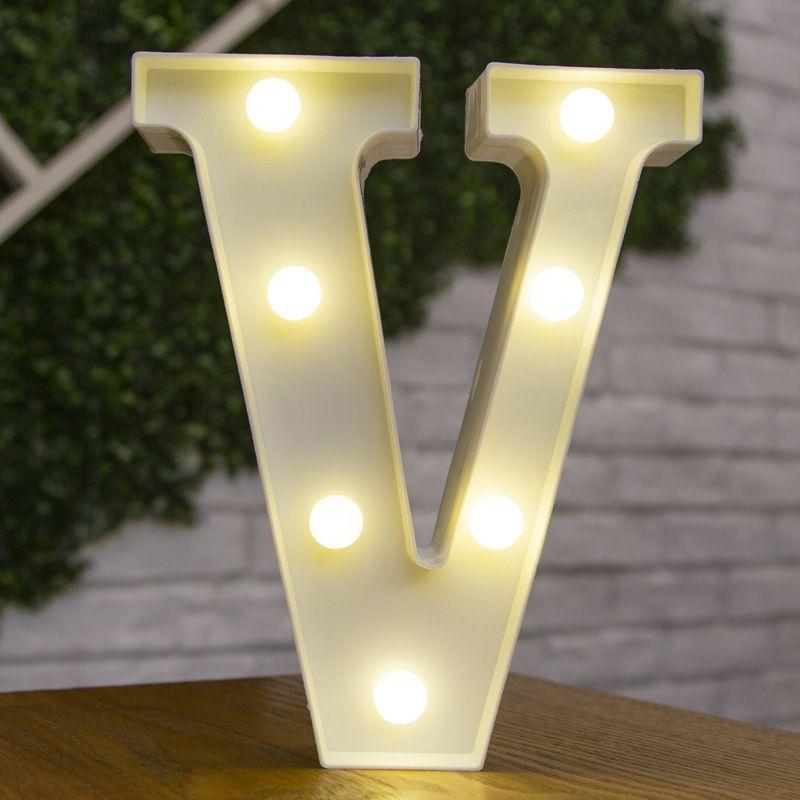 Large Led Light Emitting Alphanumeric Love Standing Sign Decoration For Party Themes And Indoor Decor