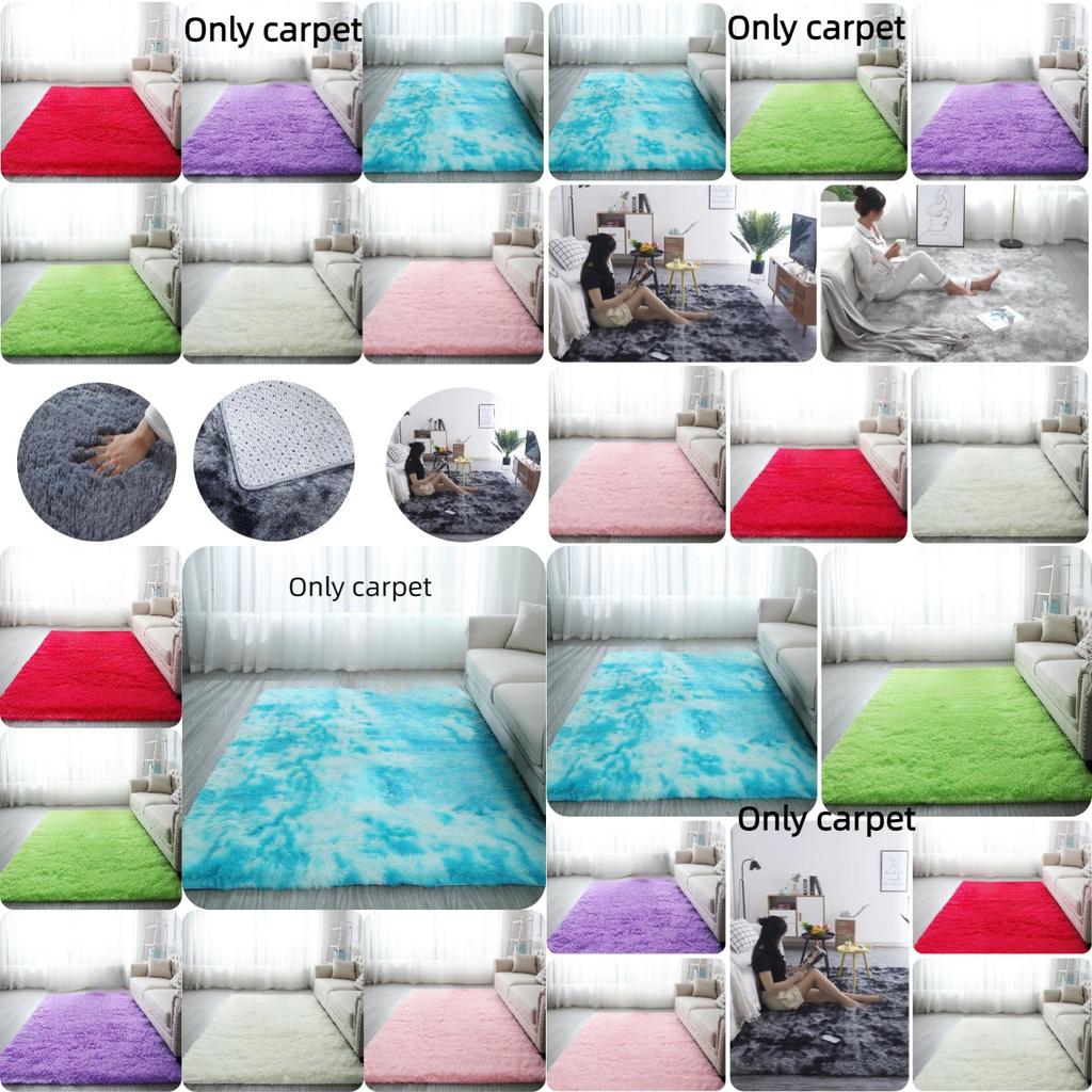 Stain-resistant Polyester Fiber Carpet For Girls' Bedroom And Living Room Decor