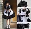 AOTYP Dienstmädchen Cosplay Niedliche Lolita Halloween Kurzer Schleifen-Dienstmädchen Größe S Kostüm, Lolita/Gothic Kleid, Kostüm, Damen, Ärmel, Krawatte, Party, Event, Kostüm,