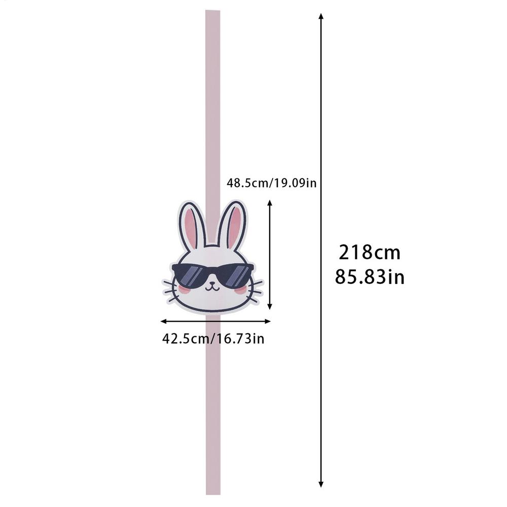 

Door Bow Cute Bunny Head Spring Decoration Front Door Ribbon Bow Decoration For Home Party Kitchen Fireplace Dorm Cabinet School