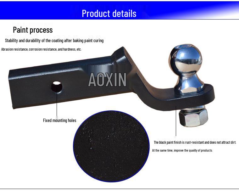 Rear Bumper Tow Hook for Modern iX35/ix45 Tucson Santa Fe, Rogue Tail Hook