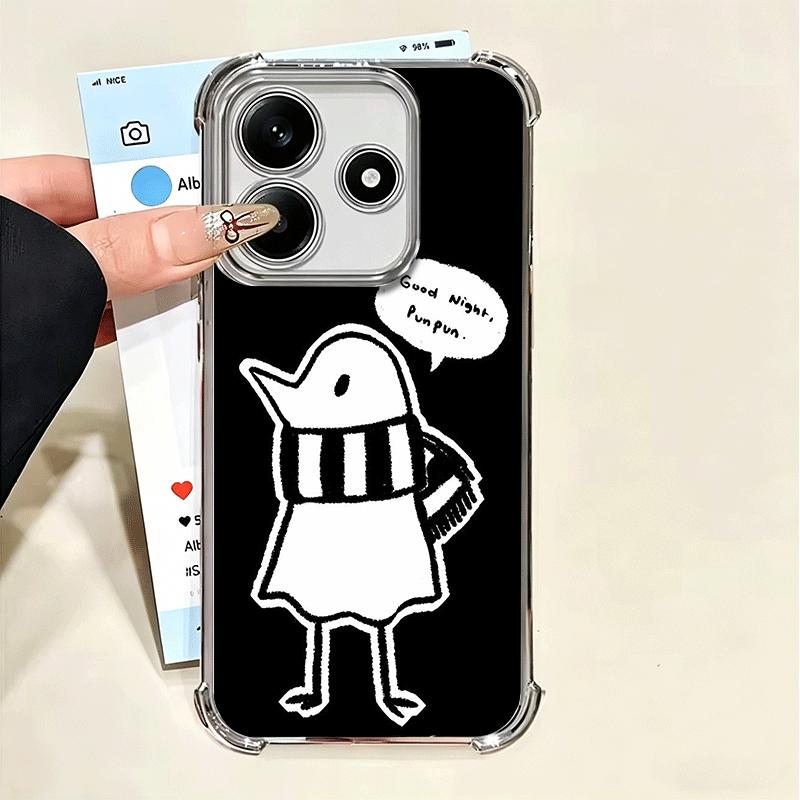 Oyasumi Punpun Anime Plating Phone Case For Xiaomi Poco X5 X6 X7 X8 Pro Max F8 Ultra F7 M8 M7 M5S Redmi 15C 15 14C 13C 13 X3 12C
