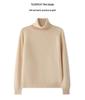 Charming 100% Cashmere Women's High Neck Thick Pullover Sweater for Autumn/Winter