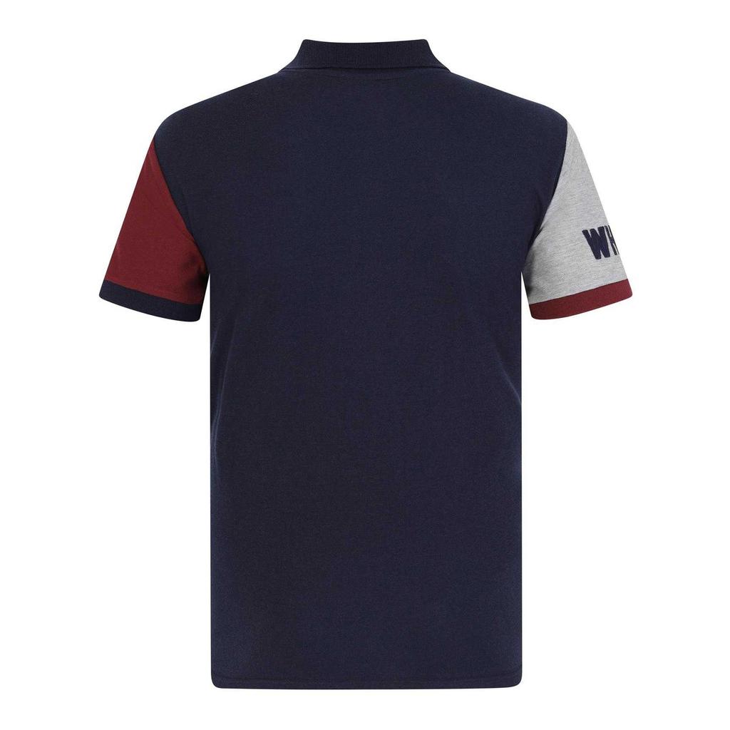 West Ham United FC Men's Contrast Sleeves Polo Shirt