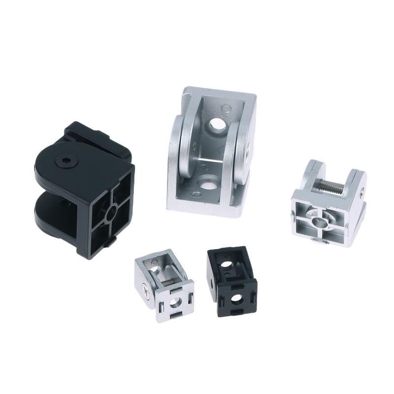 For 20 30 40 Series Aluminum Profiles 2020/3030/4040 Zinc Alloy Hinge Industrial Aluminum Adjustment Angle Connector