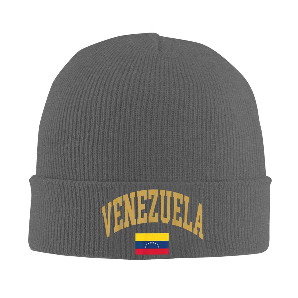 Men Women Unisex Venezuela Flag Beanie Hats Knit Hat Spring Kpop Caps Pattern Thermal Elastic Bonnet Hats