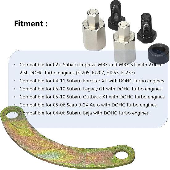Cam Gear Lock Camlock Tool Compatible With DOHC Subaru WRX STi FXT, LGT OBXT Service Tools