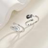 White Guitar Ring Cool Rock Black Instrument Open Index Finger Ring