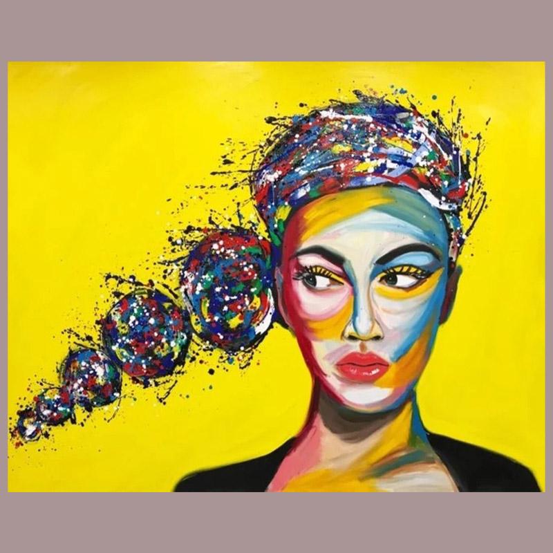 Graffiti Art Novel Aabstract Women Canvas Painting Wall Art Posters Prints Wall Pictures for Living Room Home Wall Decor