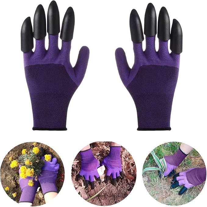 Garden Gloves for Women Men In Yard Work Garden Gloves with Claws, Easy Planting and Digging, Hand Protection and Easy To Use