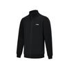 Li Ning Ping Pong Series Fashion Versatile Comfortable Fleece Cardigan Hoodie Unisex Hoodies Black AWDUG81-1