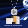 Luxury Moissanite 1-Carat Pendant Necklace in S925 Sterling Silver