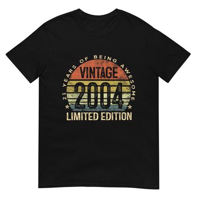 Maglietta Vintage 2004 Edizione Limitata Regali per 21 Anni 21° Compleanno