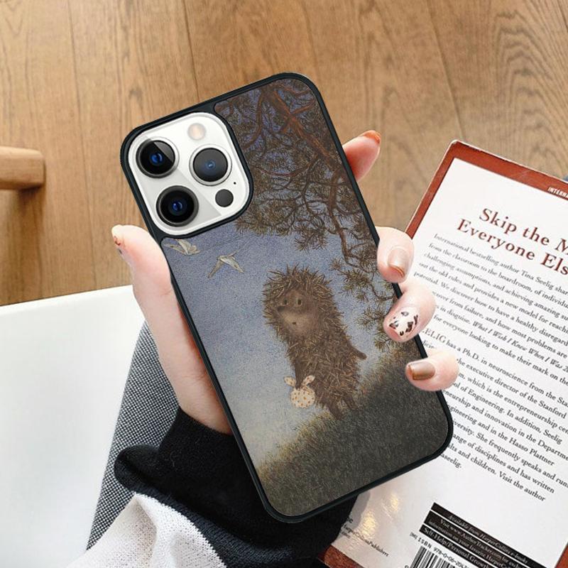 Hedgehog in the Fog Phone Case cover For iPhone 17 Air 14 13 15 16 16e Pro Max Coque 12 11 Pro Max For Apple PLUS fundas
