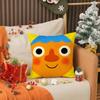 Federa per Cuscino Stampata Cartone Animato Carino N-Noodle & Pals Federa per Cuscino Copricuscino per Divano in Soggiorno Decorazione Camera da Letto