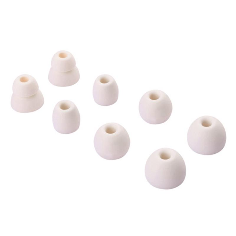 4Pairs Earbuds Cover In-Ear Tips Soft Silicone Ear Buds Accessories for Beats Flex / X / Powerbeats Pro Earphone Eartips