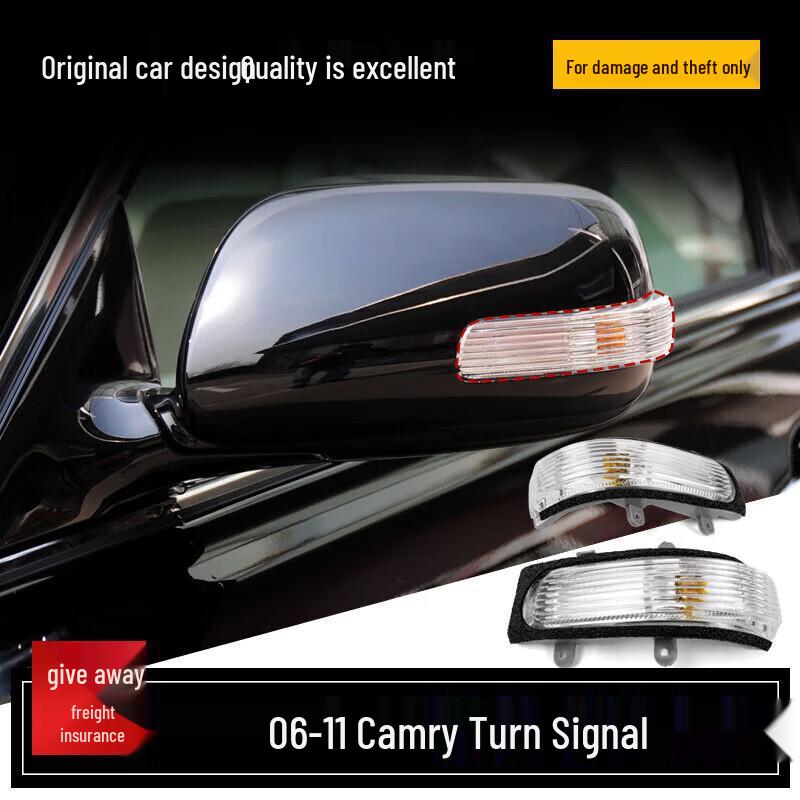 

Toyota Camry 06-13 Rearview Mirror Turn Signal Light Cover - Classic Model 06-11 Right Passenger