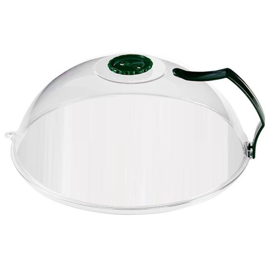 

Double Vent Food Cover with Handle PP Food Grade Plate Cover Kitchen Tools