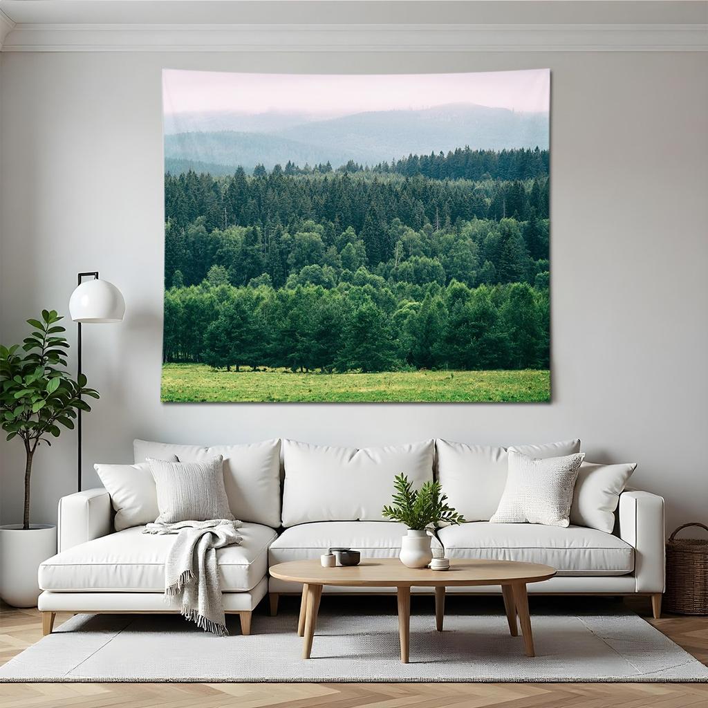 Tropical Beach Palm Tree Tapestry Ocean Scenery Wall Hanging Polyester Summer Aesthetic Decor for Bedroom Living Room Dorm