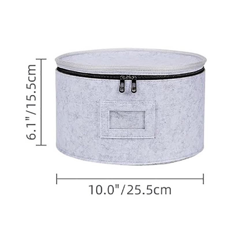 Felt Storage Bag Glass Cup Rack Cooking Plate Soup Spoon Case Dish Fabric Holder Travel Kitchen Accessories Shelf Organizer