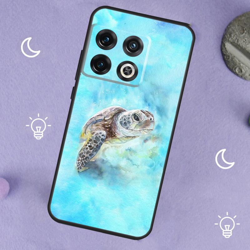 Ocean Sea Turtle Case For OnePlus 11 10 9 8 Pro 8T 9RT 10R 10T OnePlus Nord CE 3 Lite 2 2T N10 N30 N20 Coque