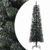 Vidaxl Sztuczna, Smukła Choinka Ze Stojakiem, Zielona, 150 Cm, Pvc