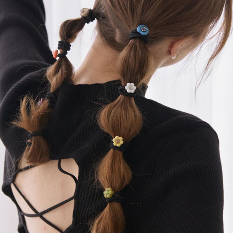 luvinball Pebble Snowball Hair Tie