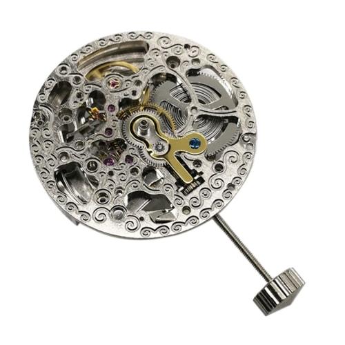 

Automatic Skeleton Watch Movement Single Calendar Watch Replacement for 2024 2189 Flying Wheel