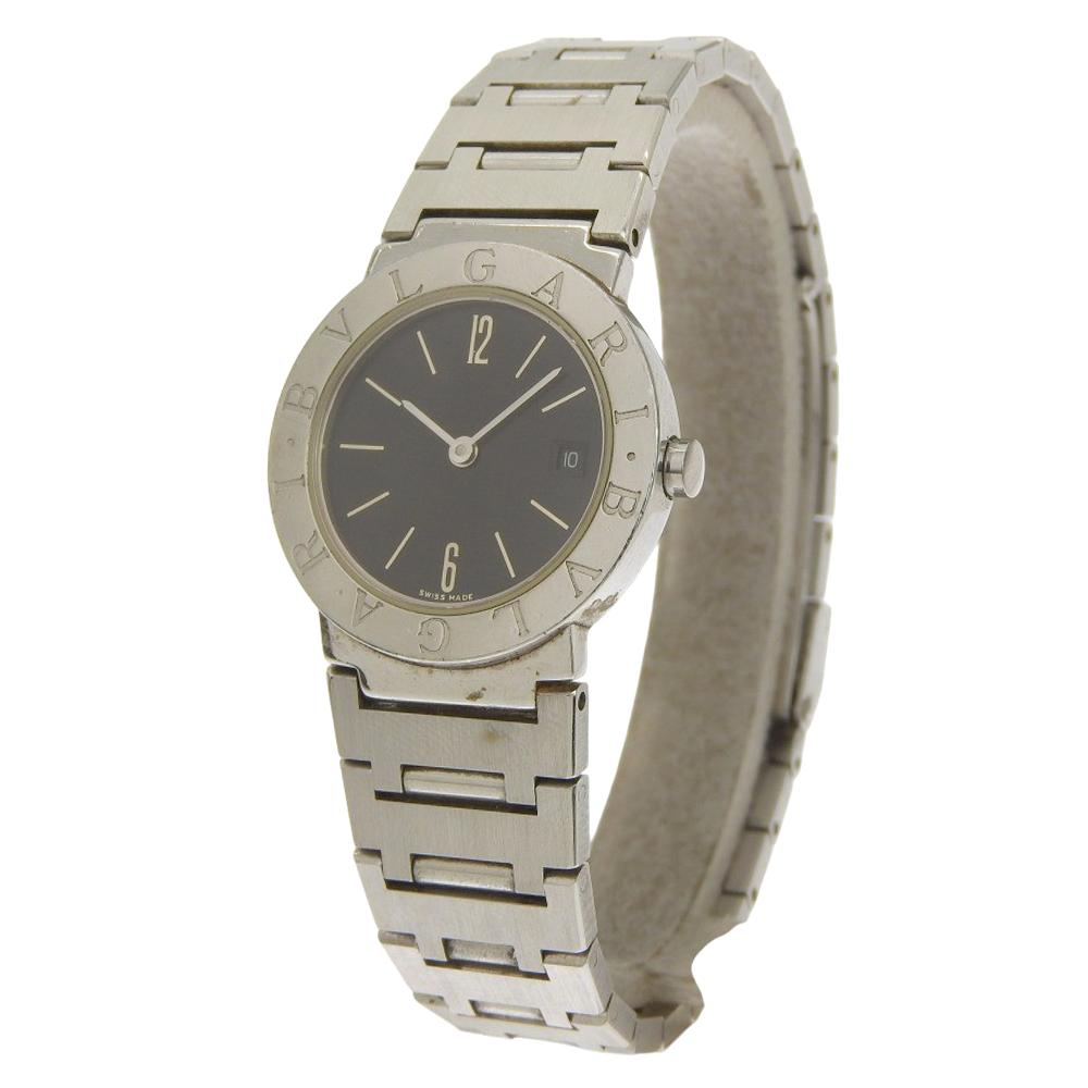 Bvlgari Bvlgari Bvlgari Watches BB26SSD blackDial Stainless Steel Quartz Analog Display Women Used