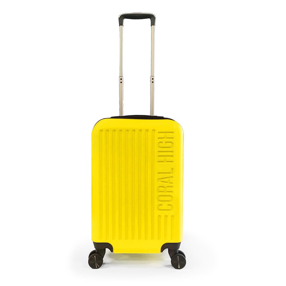

Coral High ABS Yellow Small Size Suitcase 16456