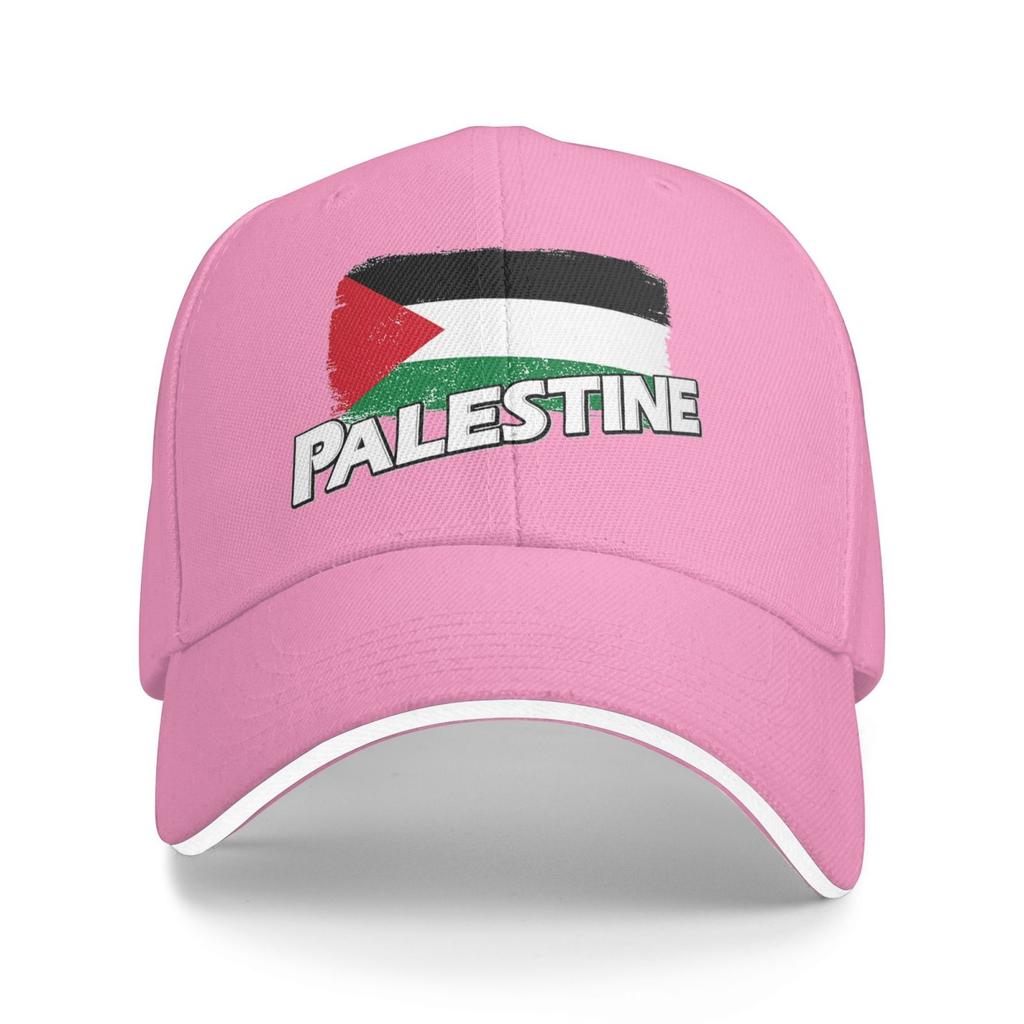 Palestine Flag Print Baseball Caps Unisex Adjustable Sandwich Hat Vintage Outdoor Summer Travel Sun Snapback Cap Outlet