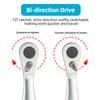 Bicycle Mini Socket Ratchet Wrench 72-tooth Double Ended Optional Screwdriver Hex Torque Spanner Car &Bike Quick Repair Tool