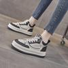 2025 Autumn and Winter New High-top Little White Shoes Women's Platform Versatile Sports Board Shoes Korean Version Leather Popular Casual Short Boots