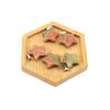 Agate Star Pendant Necklace Jewelry Powder Crystal Necklace Fashion Valentine'S Day Gift 20 * 6