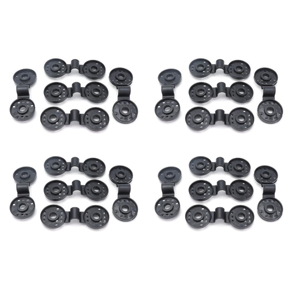 20Pcs Black Greenhouse Sunshade Fasteners Greenhouse sunshade cloth fixing 20Pcs