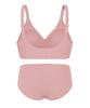 Elleuineoweeo [Glamour Fit] Shading Bra & Panty Set - Pink