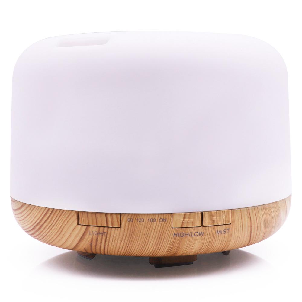 Exquisite Wood Grain Aroma Diffuser & Humidifier with Essential Oil Functionality