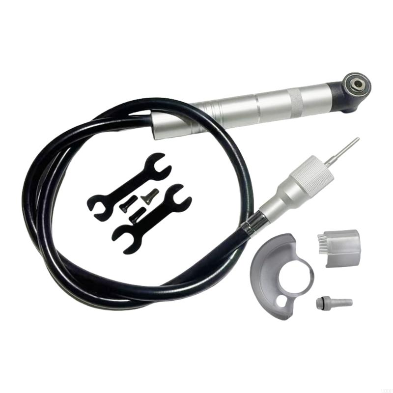 90 Degree Air Grinder Pneumatic Tool Electric Grinder Transfer Head Part Mini Grinder Grinding Polishing Tool Set