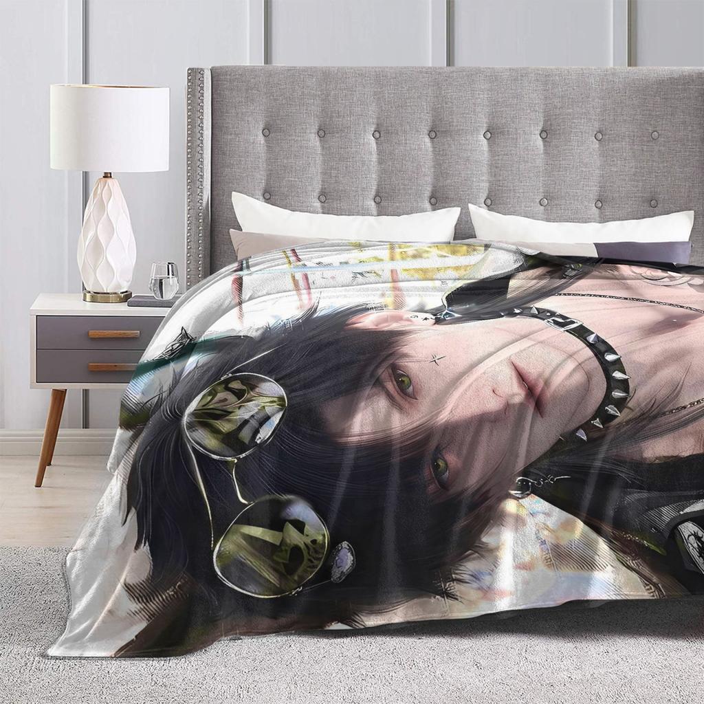Game Love and Deepspace Sylus Flannel Blankets  Warm Throw Blanket for Living Room Travel Street Trend Bedspread Sofa Bed Cover