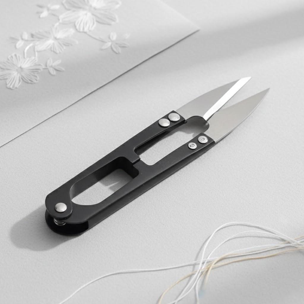 Multifunctional Sewing Snip Scissors with Plastic Handle Tailors Cutter Tool for DIY Craft Projects