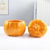 Ceramic Pumpkin Tea Can & Candy Jar: Exquisite Sealed Storage for Snacks, Dried Fruit & Tea, Perfect Table Ornament