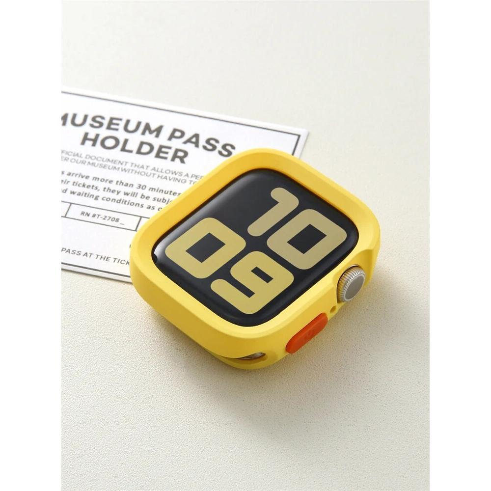 Bumper Soft Silicone Case For Apple Watch 10 9 8 7 6 SE 5 Anti-drop Matte Cover For Iwatch 49mm 41mm 42mm 46mm 40mm 44mm 45 Mm