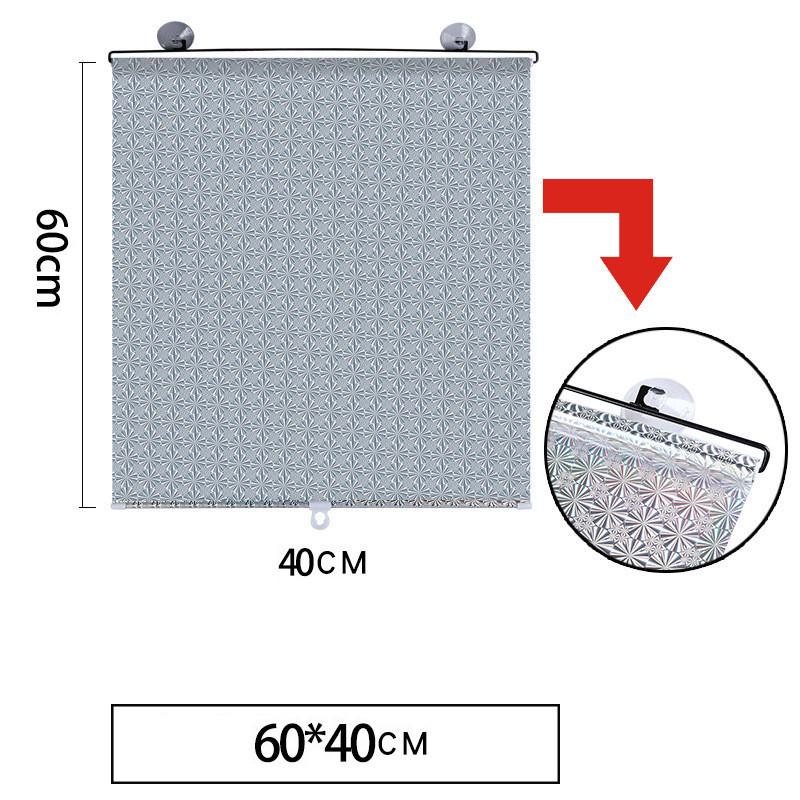 Solskjerm Rullegardiner Sugekopp Mørkleggingsgardiner Til stue Bil Soverom Kjøkken Kontor Fritt perforert vindu